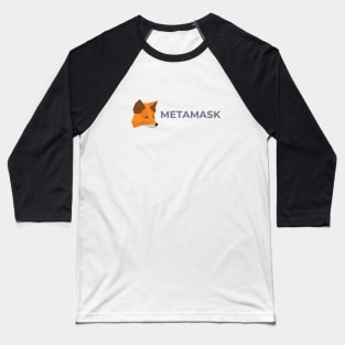 MetaMask Fox + Name Baseball T-Shirt